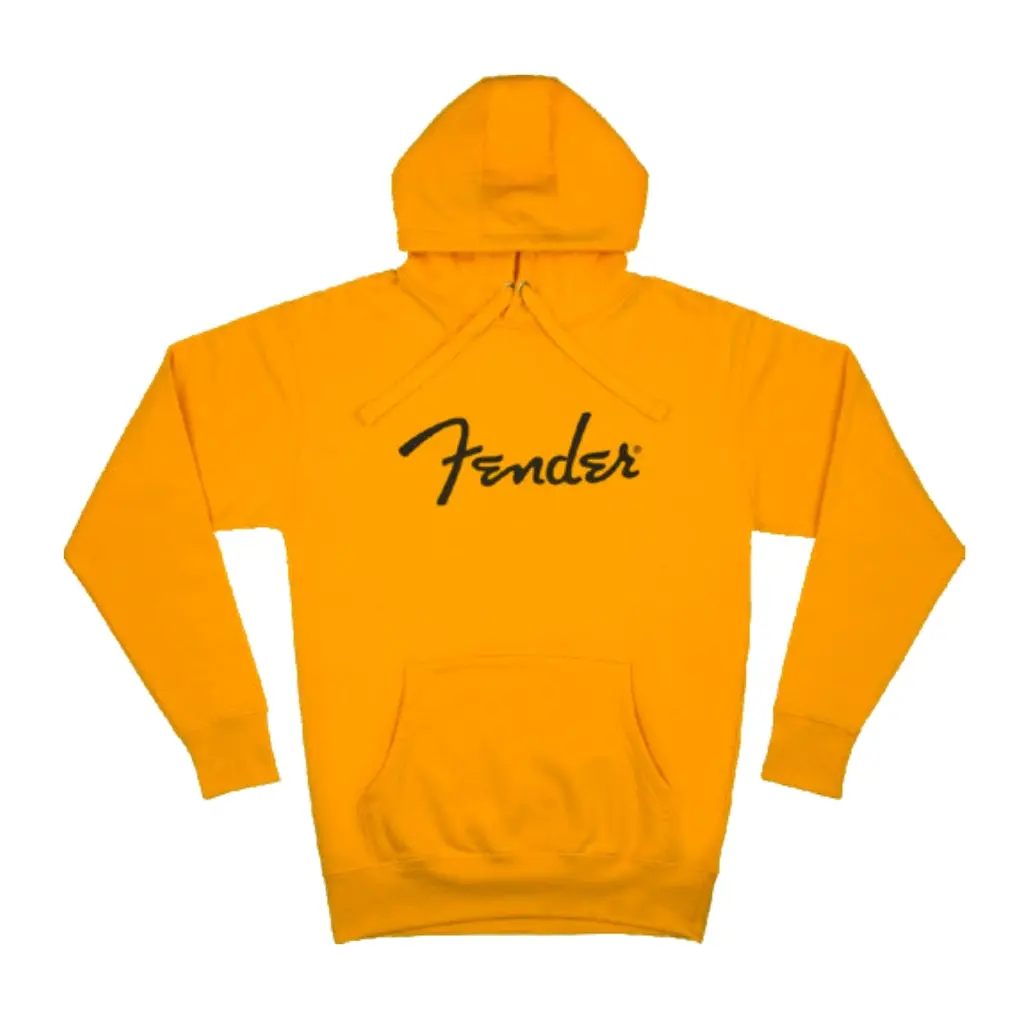 Fender Spaghetti Logo Hoodie In Butterscotch Blonde - Large 1
