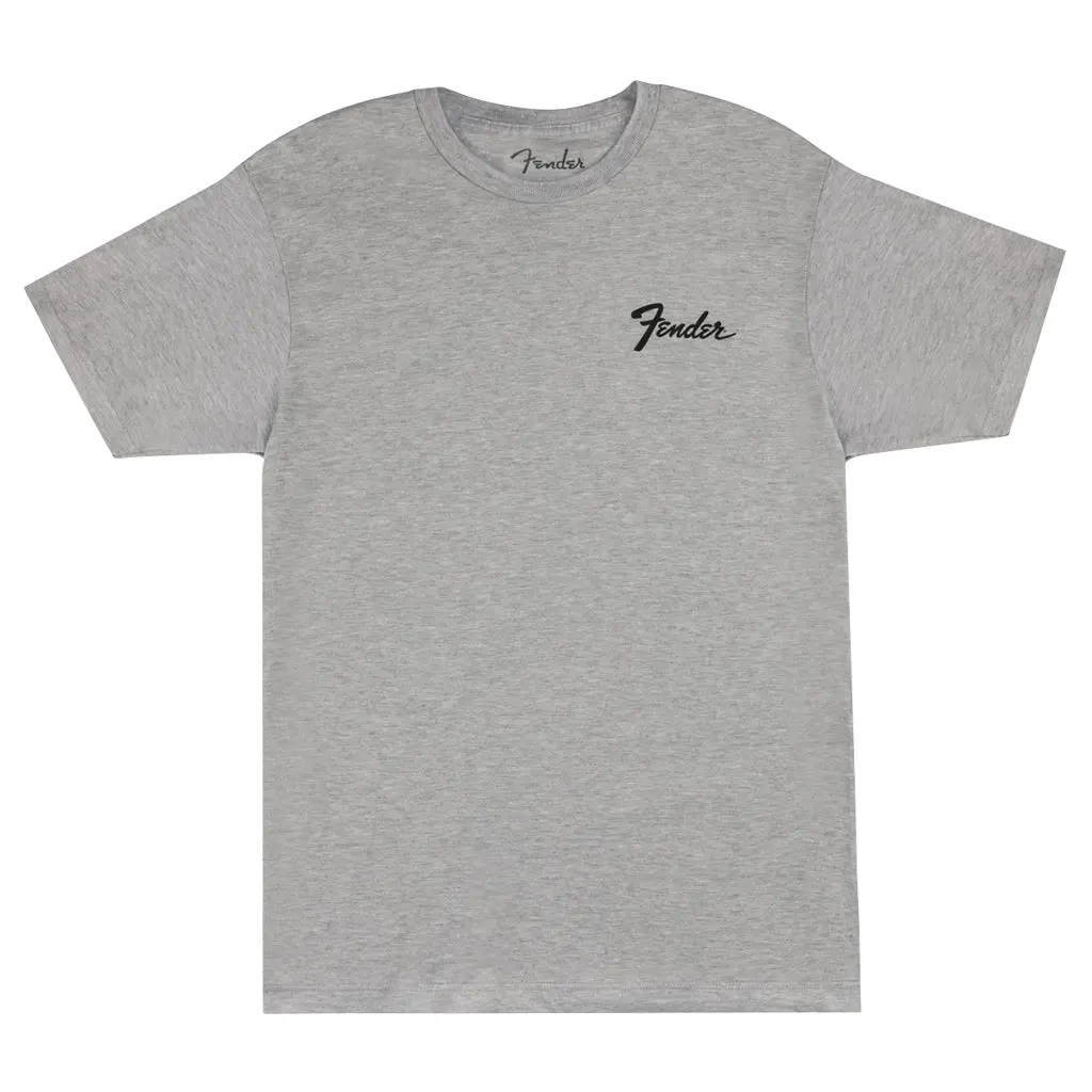 Fender Transition Logo Gray Tee In Xl 1