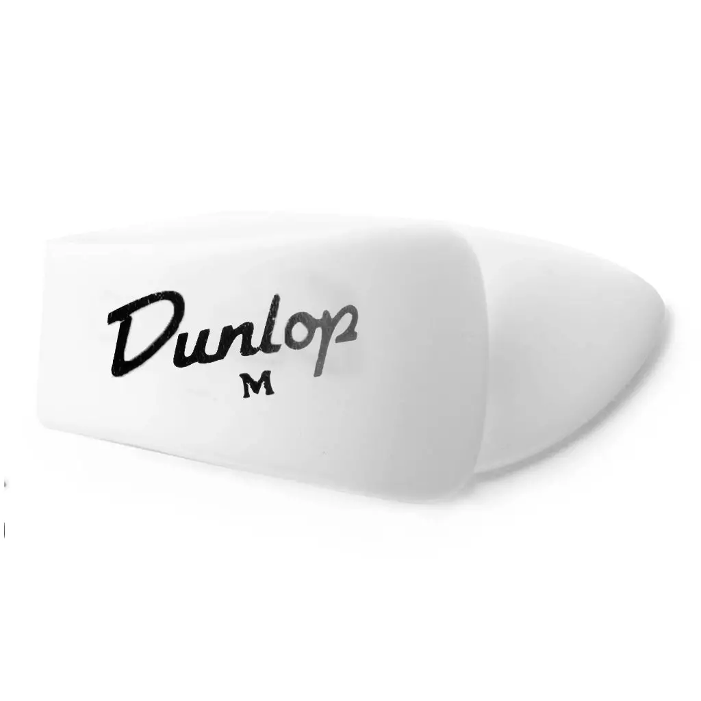 Dunlop 91Twml - Medium White Thumb Pick Left 1