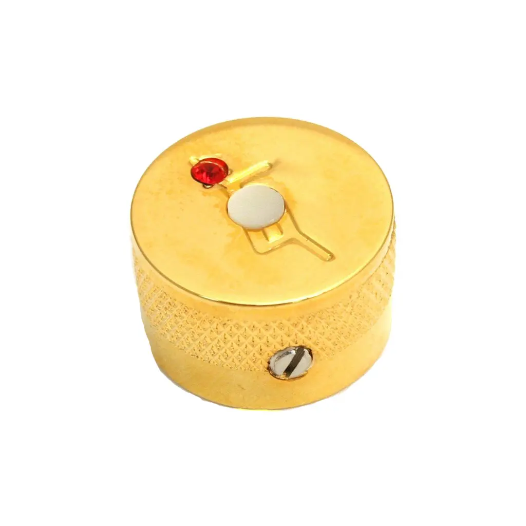 Gretsch® "G" Arrow Logo Knob With Jewel, Gold (Set Of 4) 1