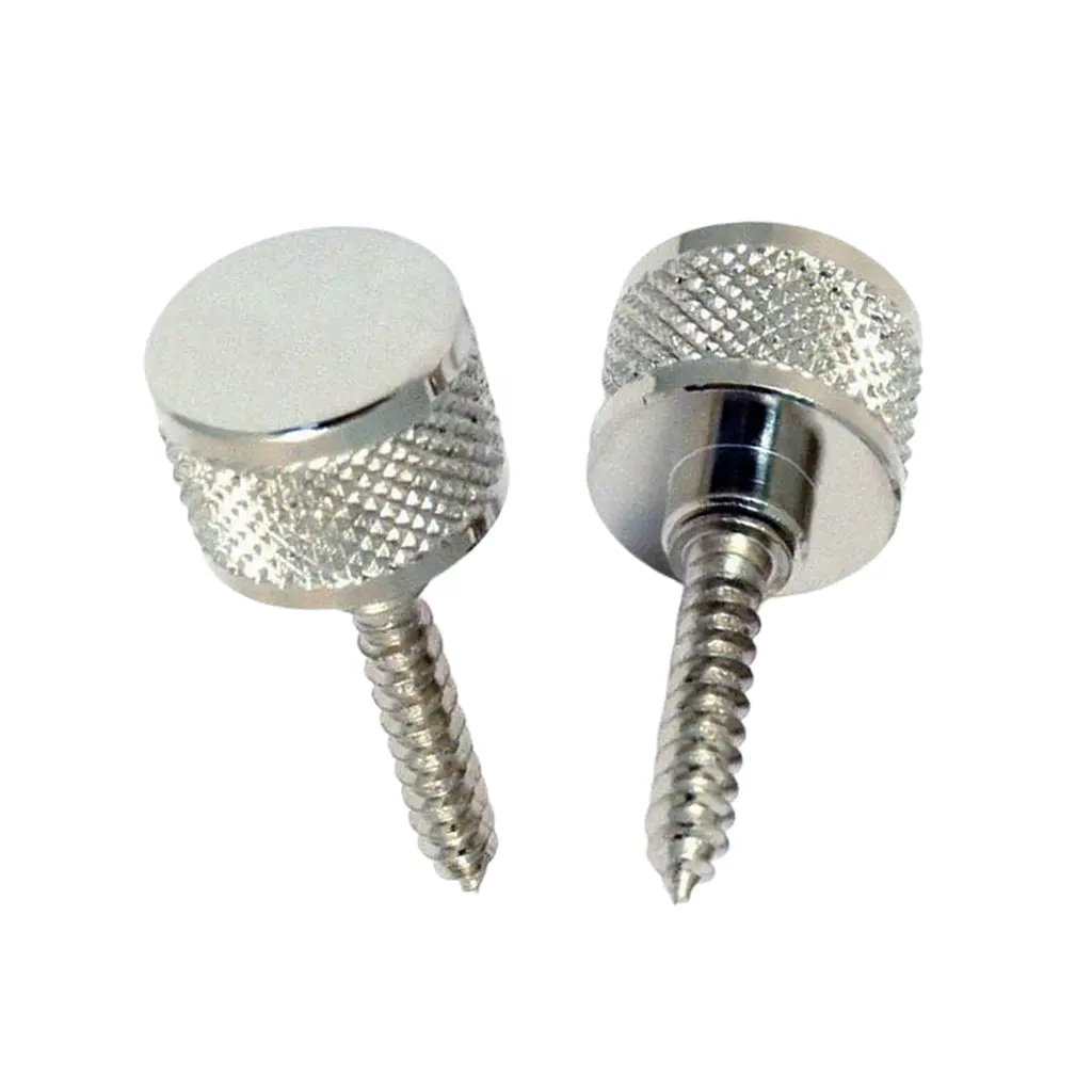 Gretsch Strap Buttons Pair For Most Gretsch Guitars With Mounting Hardware In Chrome 1