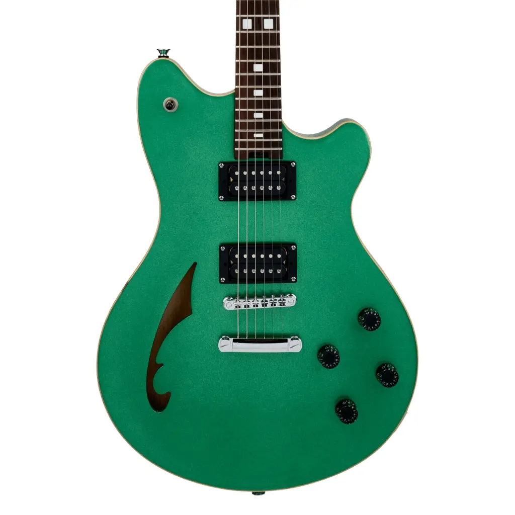 Evh Sa-126 Standard Semi-Hollowbody Electric Guitar - Pelham Green 1