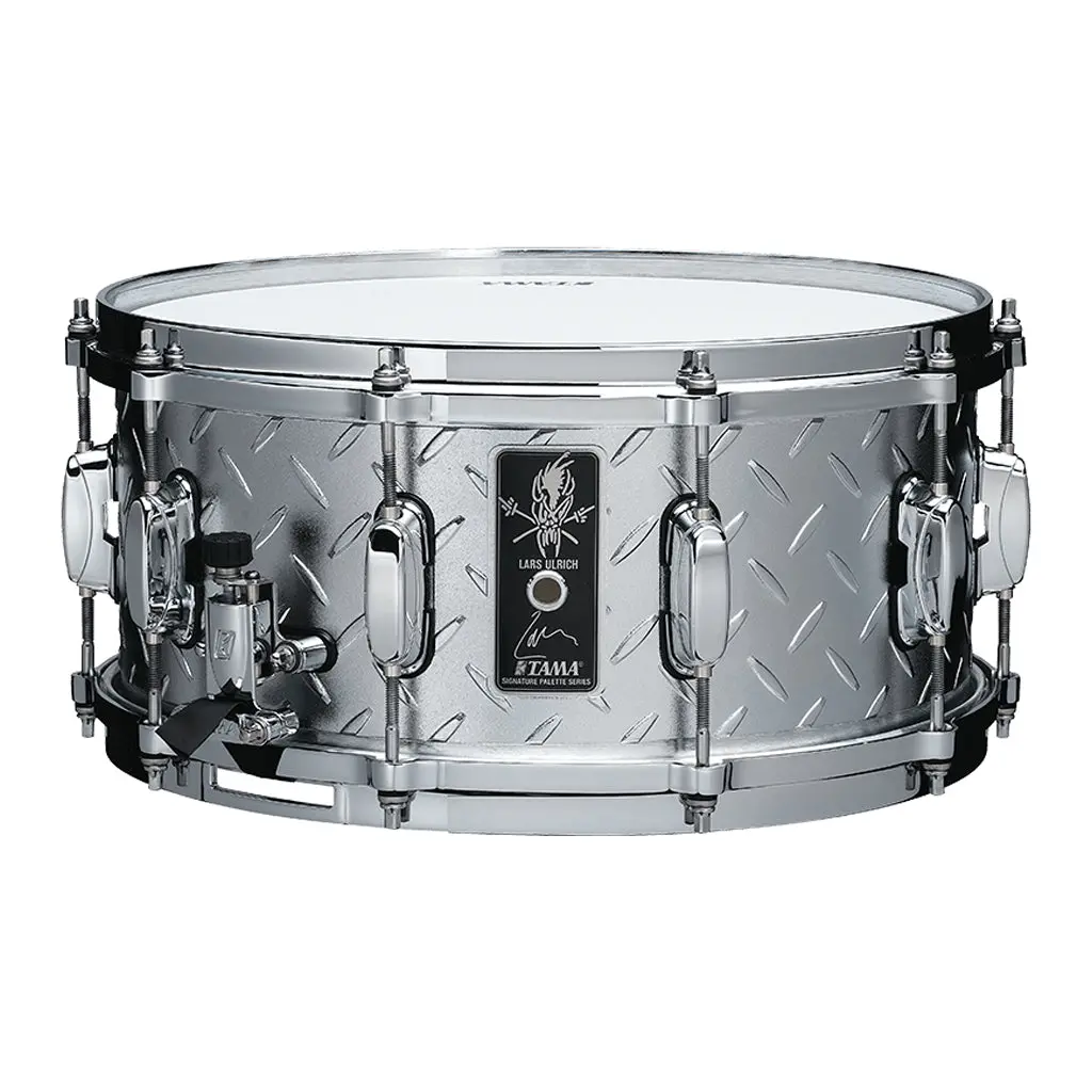 Tama Lu1465n Lars Ulrich 14"X6.5" Snare Drum - Diamond Plate Steel 1