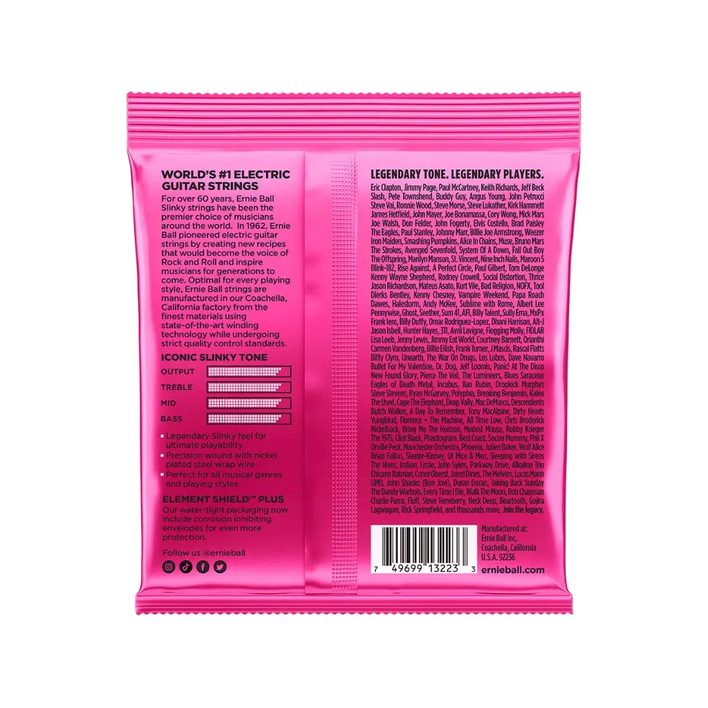 Ernie Ball Super Slinky Nickel Wound 9-42 Electric Guitar Strings - 3 Pack 2