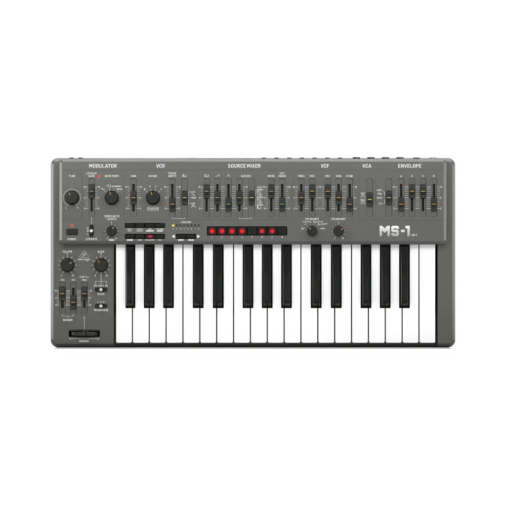 Behringer Ms-1 Mk Ii-Gy 32-Key Monophonic Analog Synthesizer - Grey 1