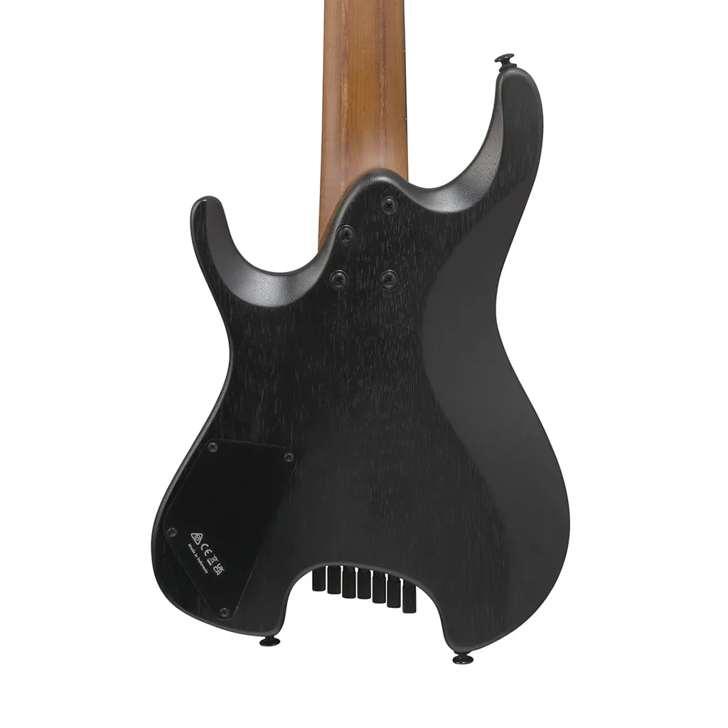 Ibanez Qx527b 7-String Headless Electric Guitar - Weathered Black 2