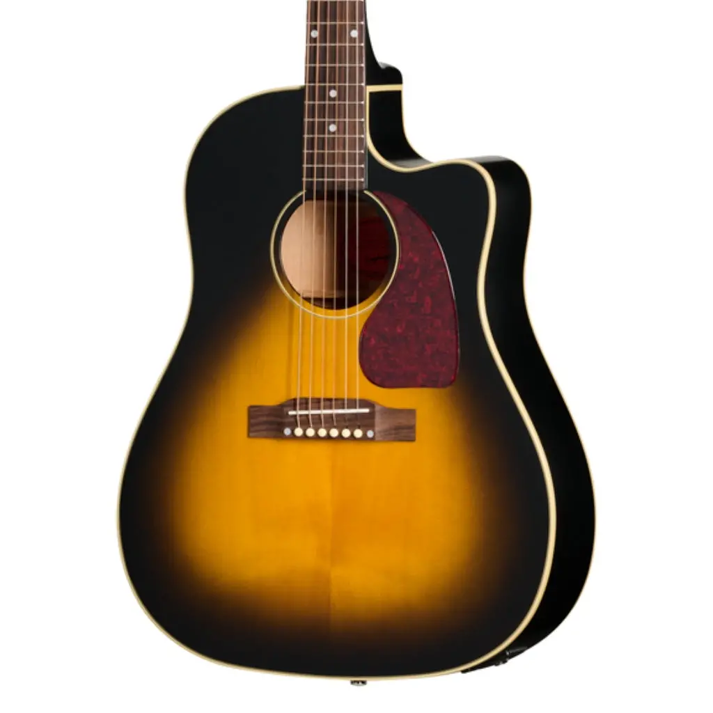 Epiphone J-45 Standard Ec Acoustic Guitar - Vintage Sunburst 1
