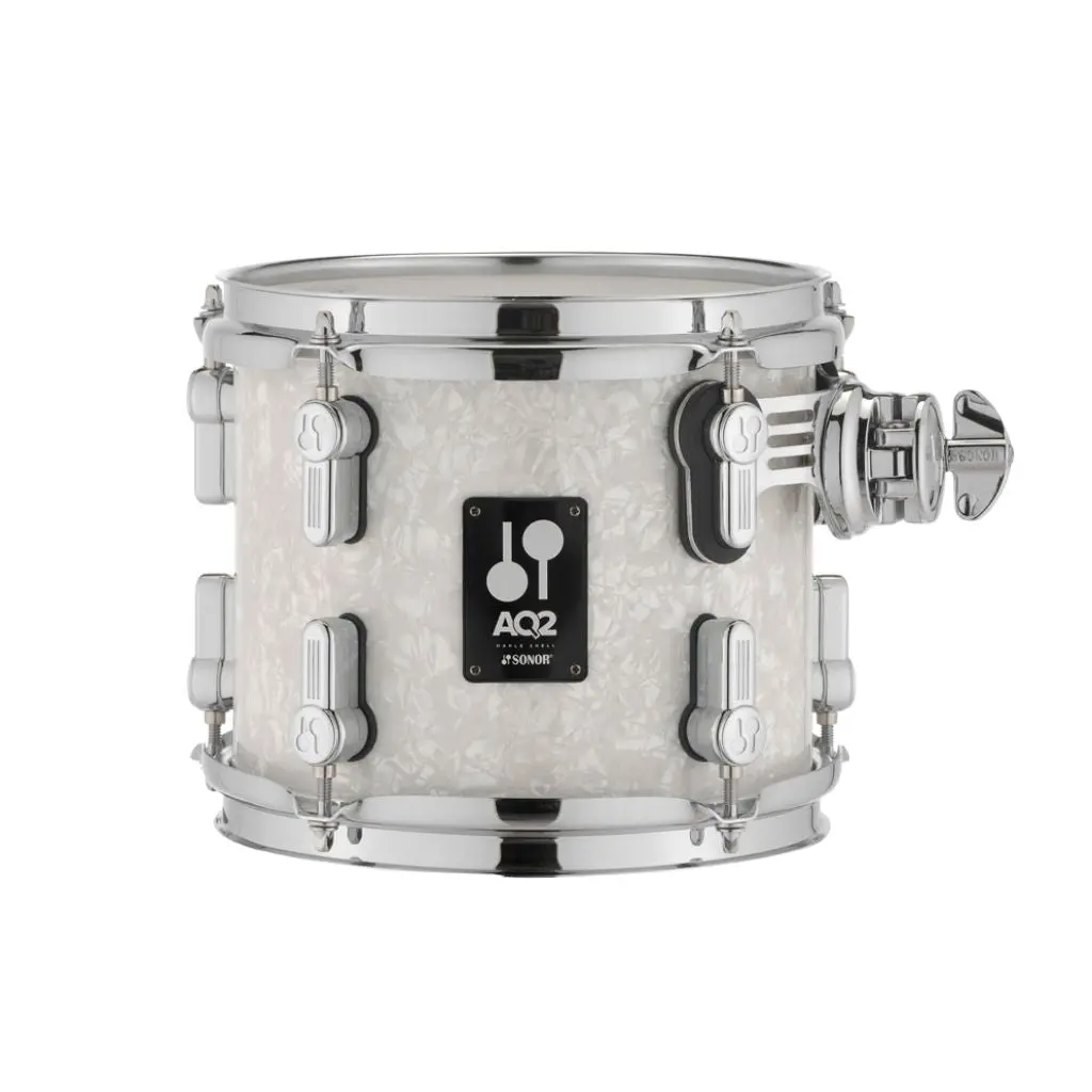 Sonor Aq2 Mounted Tom Drum - 8 X 7 Inch, White Marine Pearl 1