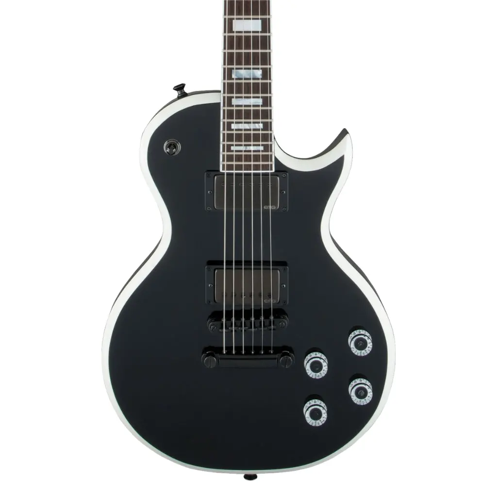 Jackson Usa Signature Marty Friedman Mf-1 Electric Guitar - Gloss Black With White Bevels, Rosewood Fingerboard 1