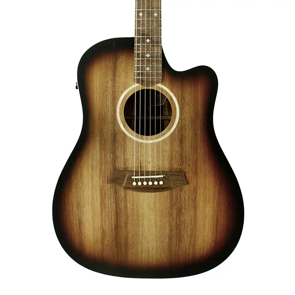 Cole Clark Fl2ec - All Blackwood - Sunburst 1