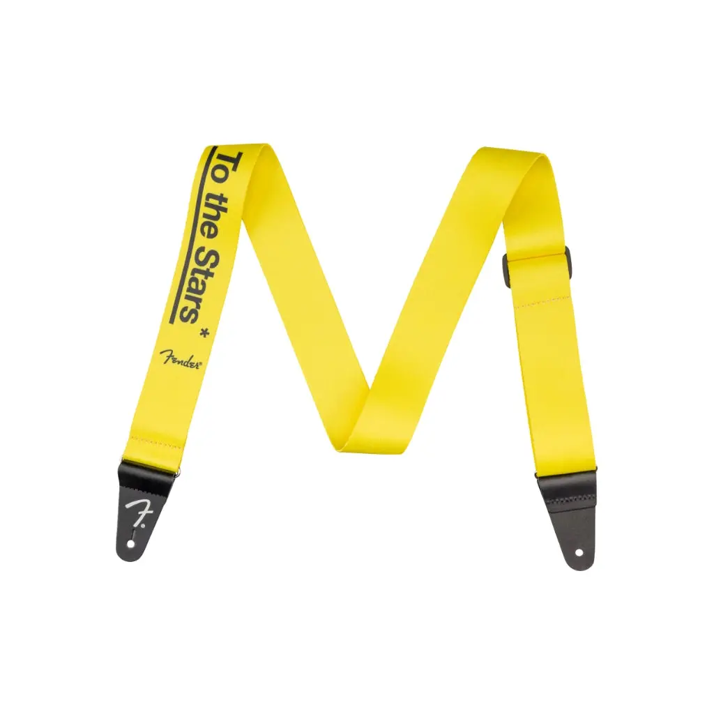 Fender Tom Delonge To The Stars Strap, Graffiti Yellow 1