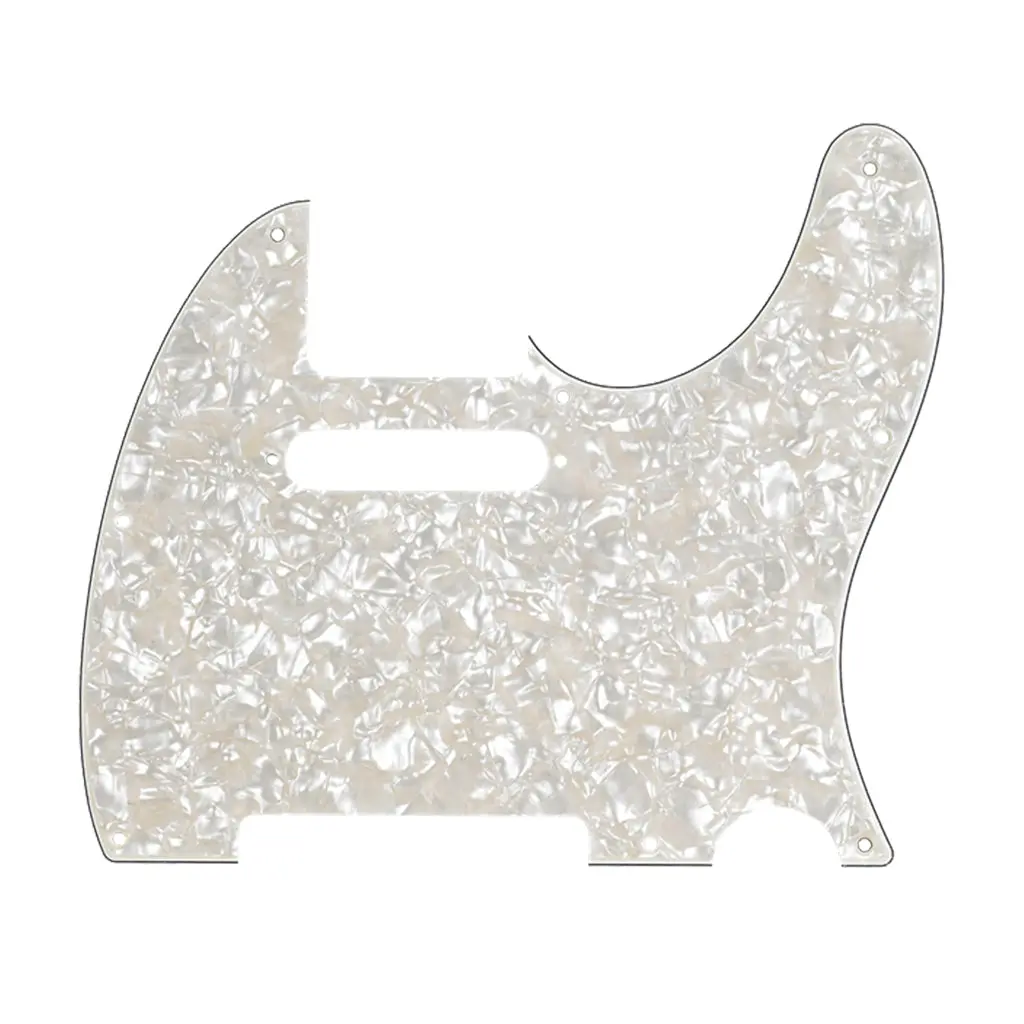Pickguard, Telecaster®, 8-Hole Mount, Aged White Pearl, 4-Ply 1