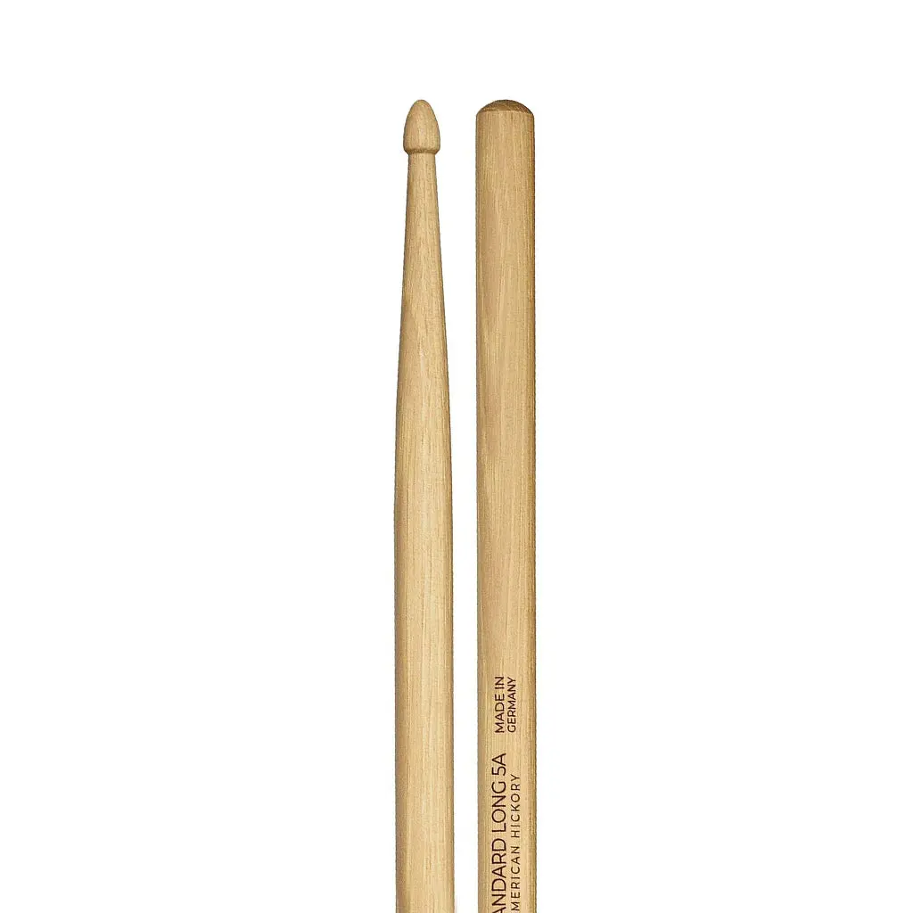 Meinl Standard Long 5A Drum Sticks - Wood Tip 1