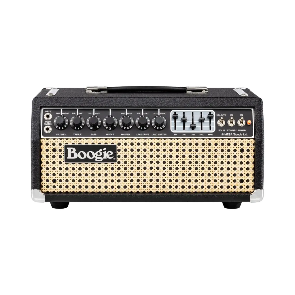 Mesa/Boogie Mark Iic+ Hrg 100-Watt Amplifier Head - Black With Wicker Grille 1