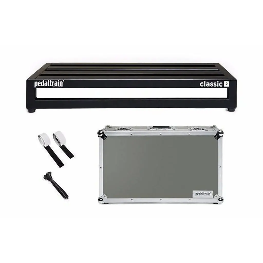 Pedaltrain Pt-Cl2-Tc Classic 2 Pedal With Tour Case 1
