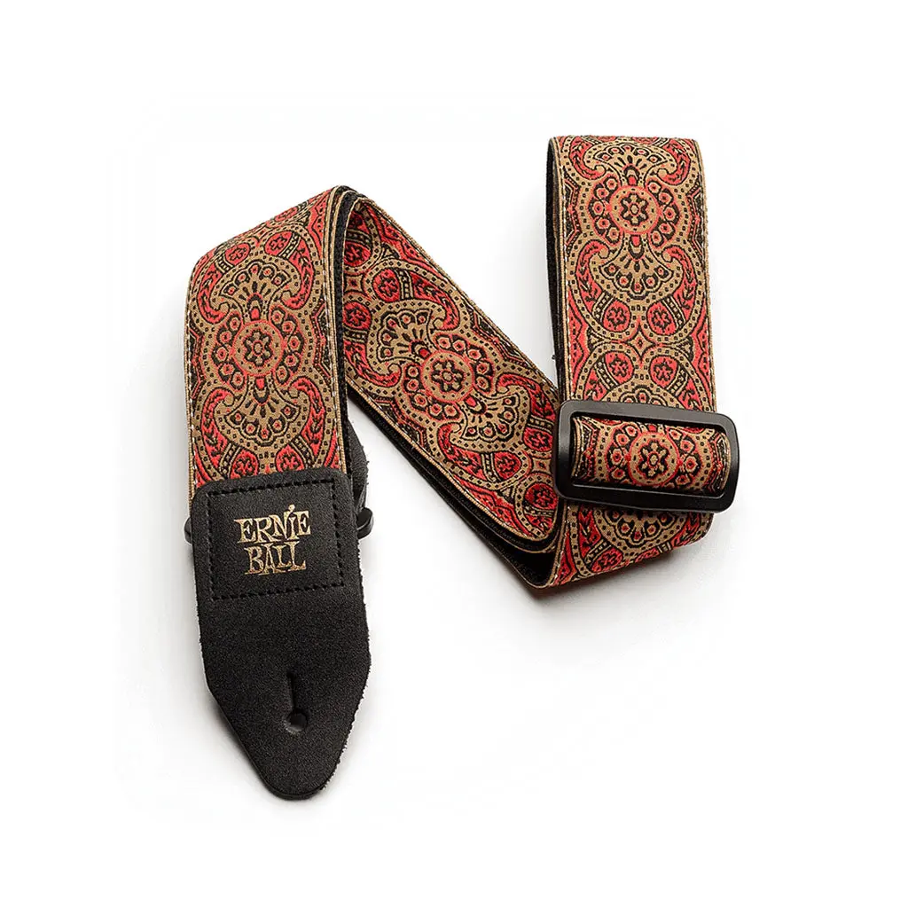 Ernie Ball Jacquard Strap - Crimson Paisley 1