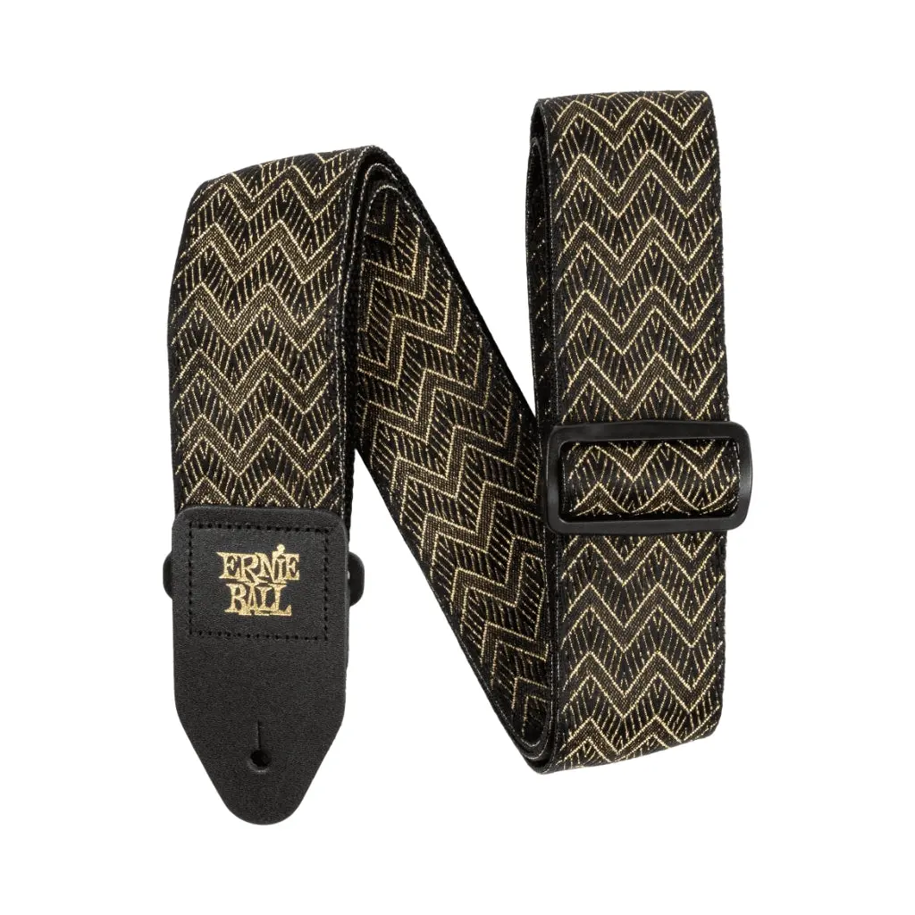 Ernie Ball Classic Jacquard Guitar/Bass Strap - Golden Waves 1