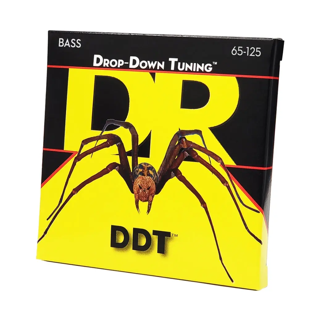Dr Drop-Down Tuning Stainless Steel Bass Guitar Strings - Super Heavy 65-125 1