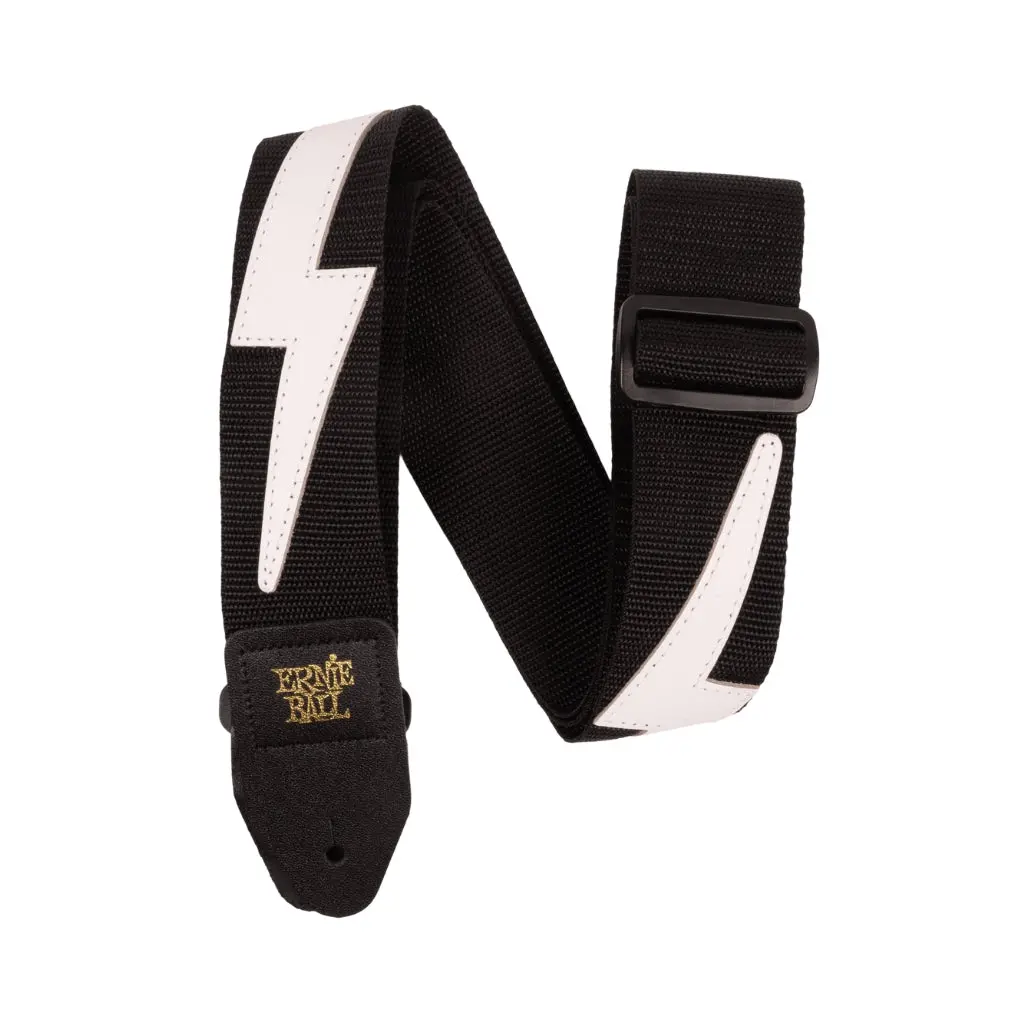 Ernie Ball Premium Guitar Strap - White Lightning 1