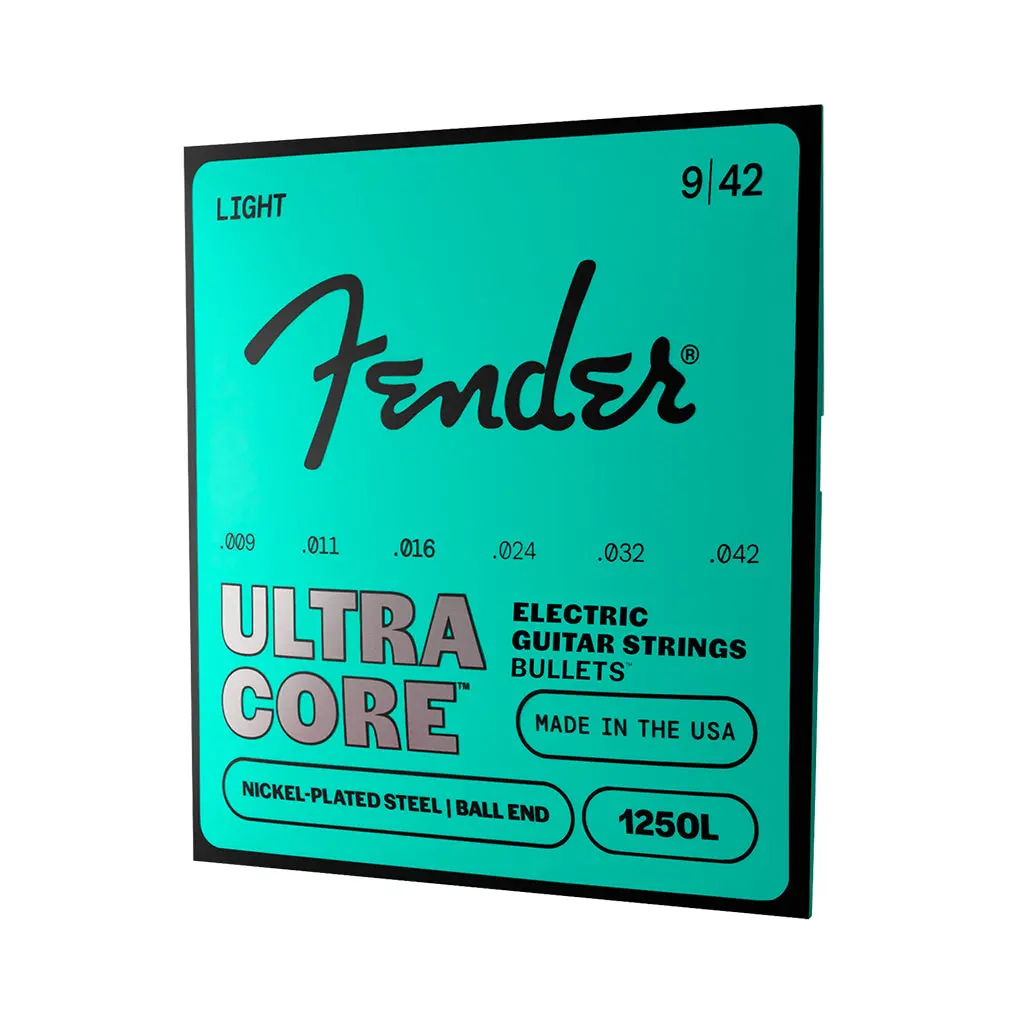 Fender Ultracore 1250L 9-42 Guitar Strings - Nickel Plated Steel Ball End 1