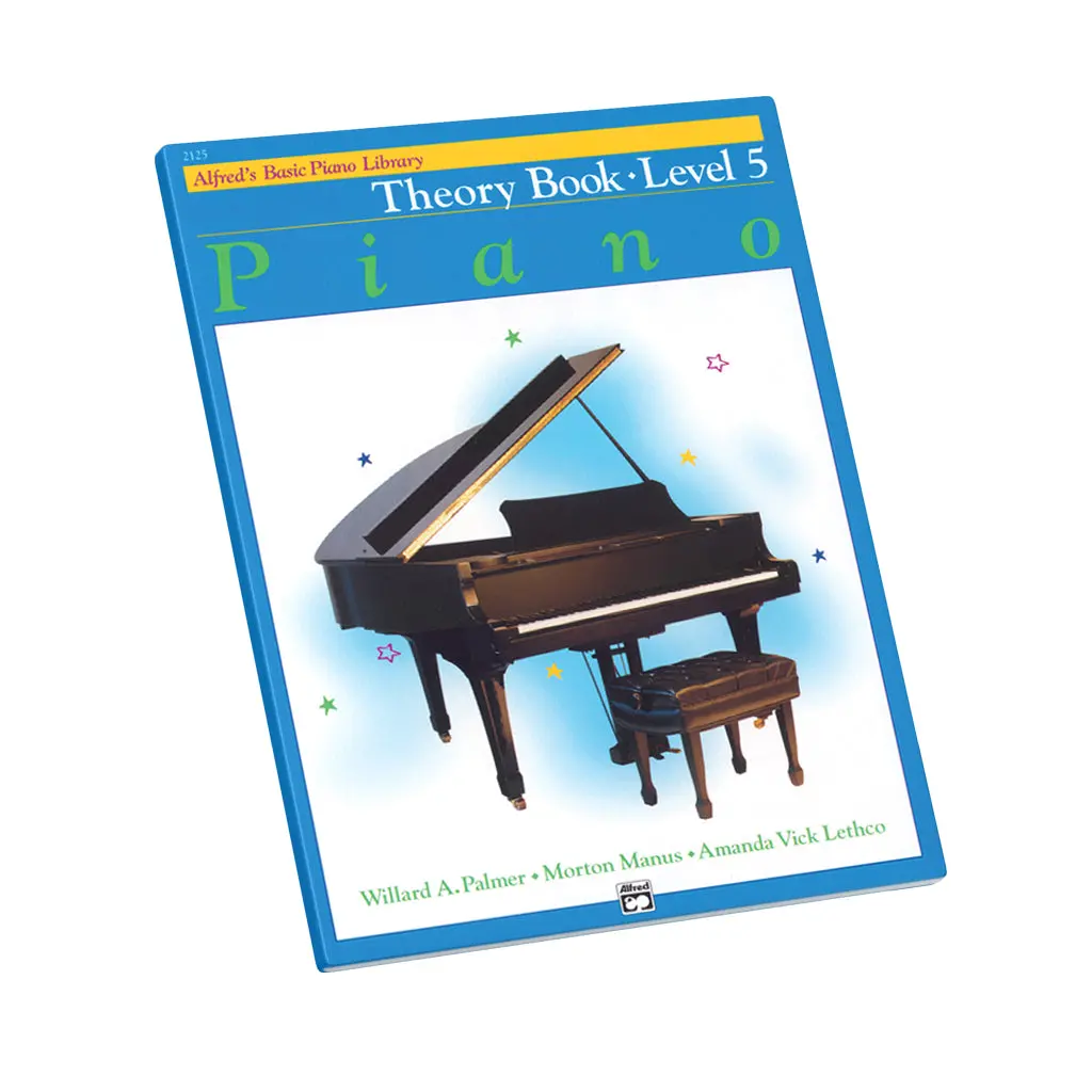 Alfred's Basic Piano Library Theory Book Level 5 - Book 1