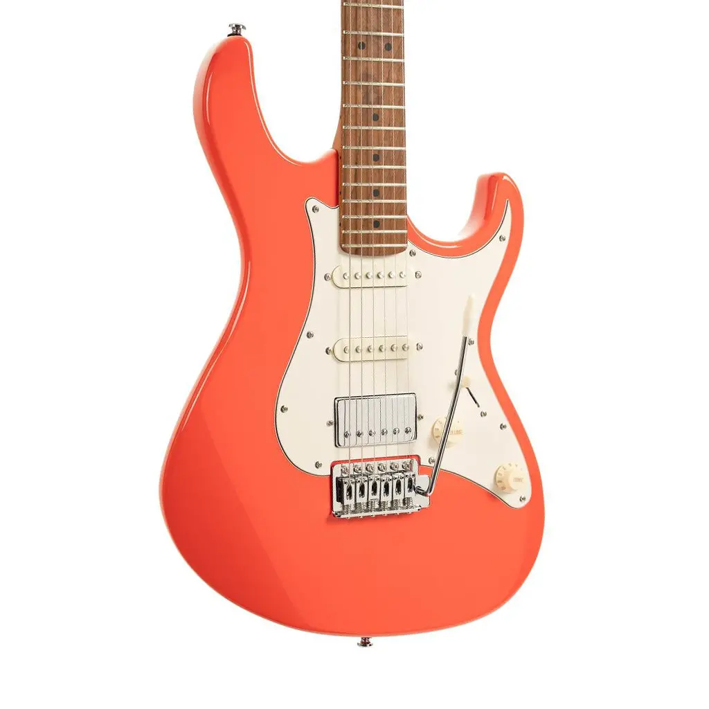 Cort G200se Hss Roasted Maple Neck Electric Guitar - Scarlett Red 1