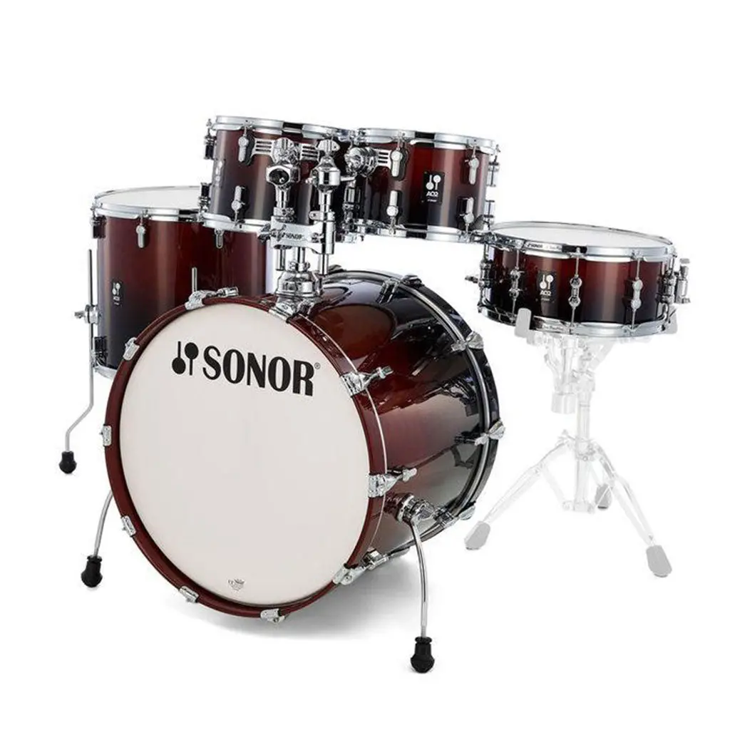 Sonor Aq2 Series Stage 5-Piece Shell Pack - Brown Fade 1