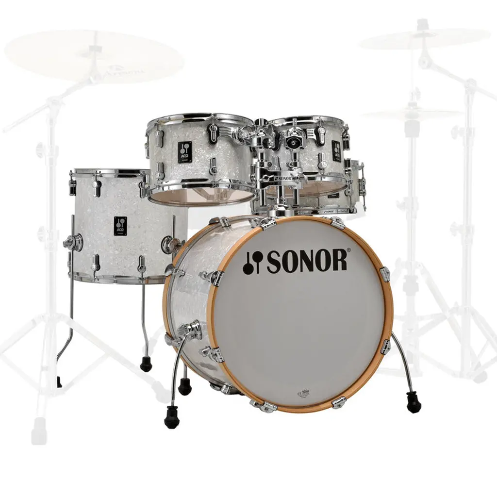 Sonor Aq2 Series Studio 5-Piece Shell Pack - White Marine Pearl 1