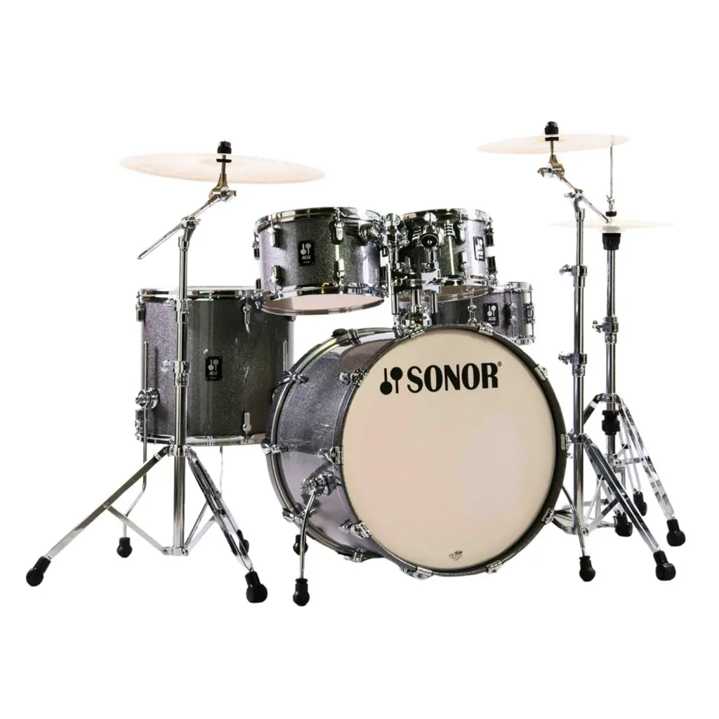 Sonor Aq2 Series Stage 5-Piece Shell Pack With 4000 Series Hardware - Titanium Quartz 1