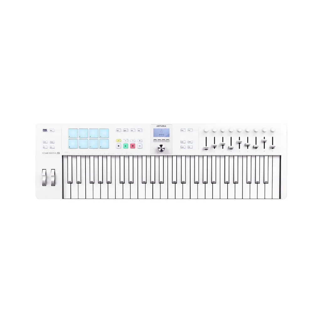 Arturia Keylab Essential Mk3 49-Key Midi Controller - Alpine White 1