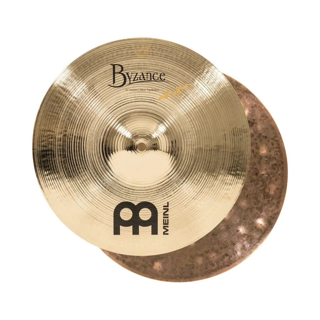 Meinl Byzance Brilliant 14" Serpents Hi-Hats 1