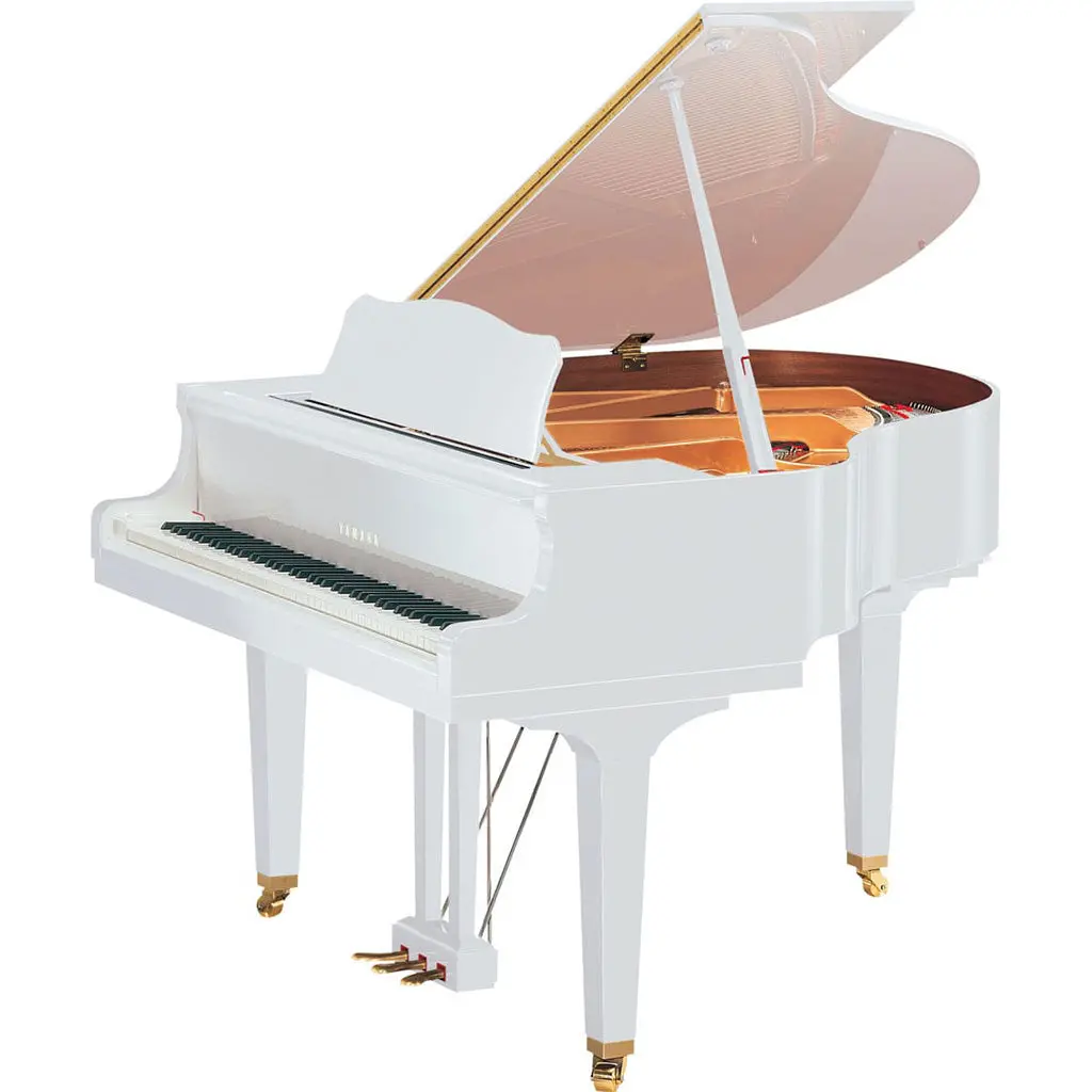 Yamaha Gb1kpwh Baby Grand Piano - Polished White 1