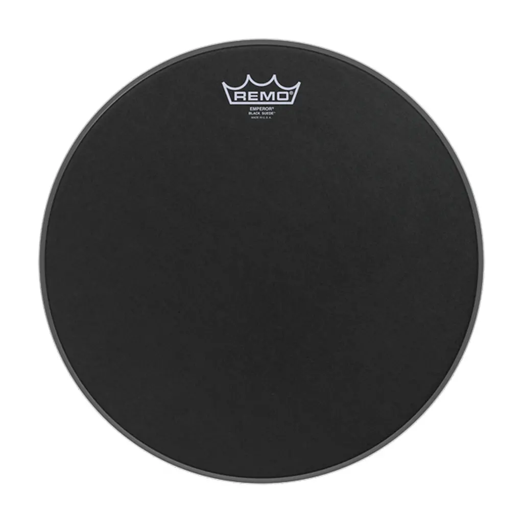 Remo 10" Emperor Black Suede 1