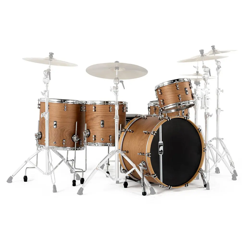 Mapex Black Panther Design Lab Cherry Bomb 4-Piece Shell Pack - Natural Satin 1