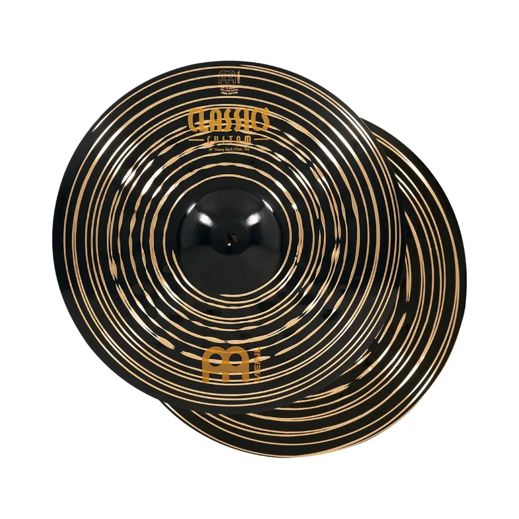 Meinl Classics Custom Dark 14" Heavy Hi-Hats 1