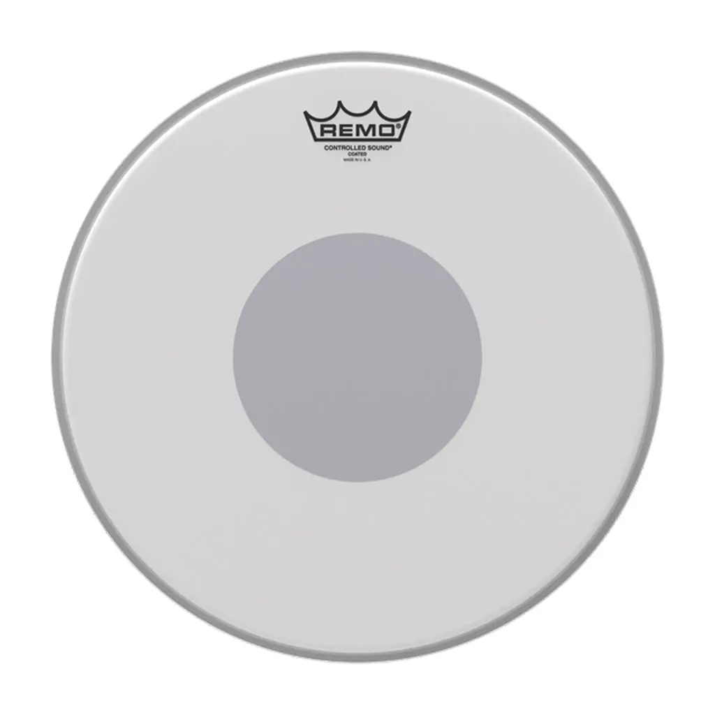 Remo 14" Control Sound Coated Batter - Black Dot 1