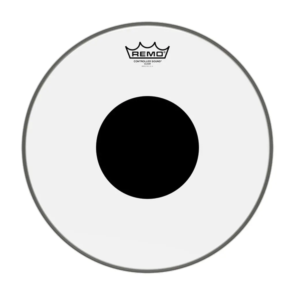 Remo 12" Control Sound Clear Black Dot 1