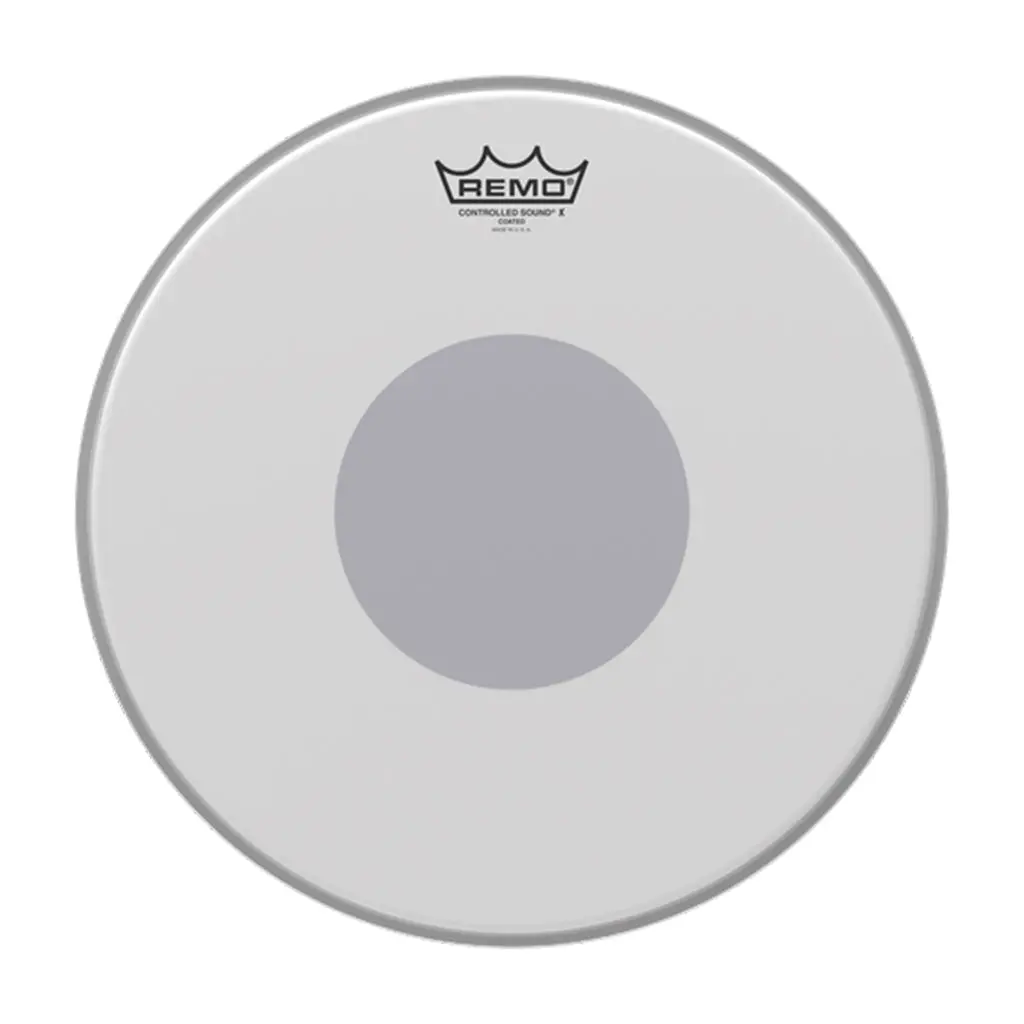 Remo 14" Control Sound X Coated Batter - Black Dot Bottom 1