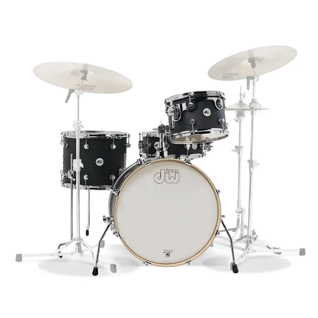 Dw Design Series Frequent Flyer 4-Piece Shell Pack - Black Satin 1