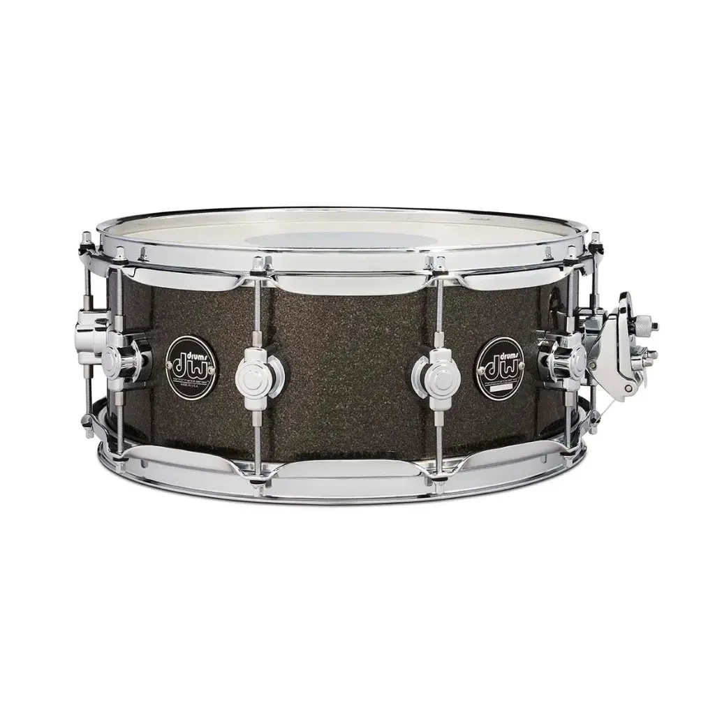 Dw Performance Series Snare Drum - 6.5 Inches X 14 Inches, Pewter Sparkle 1