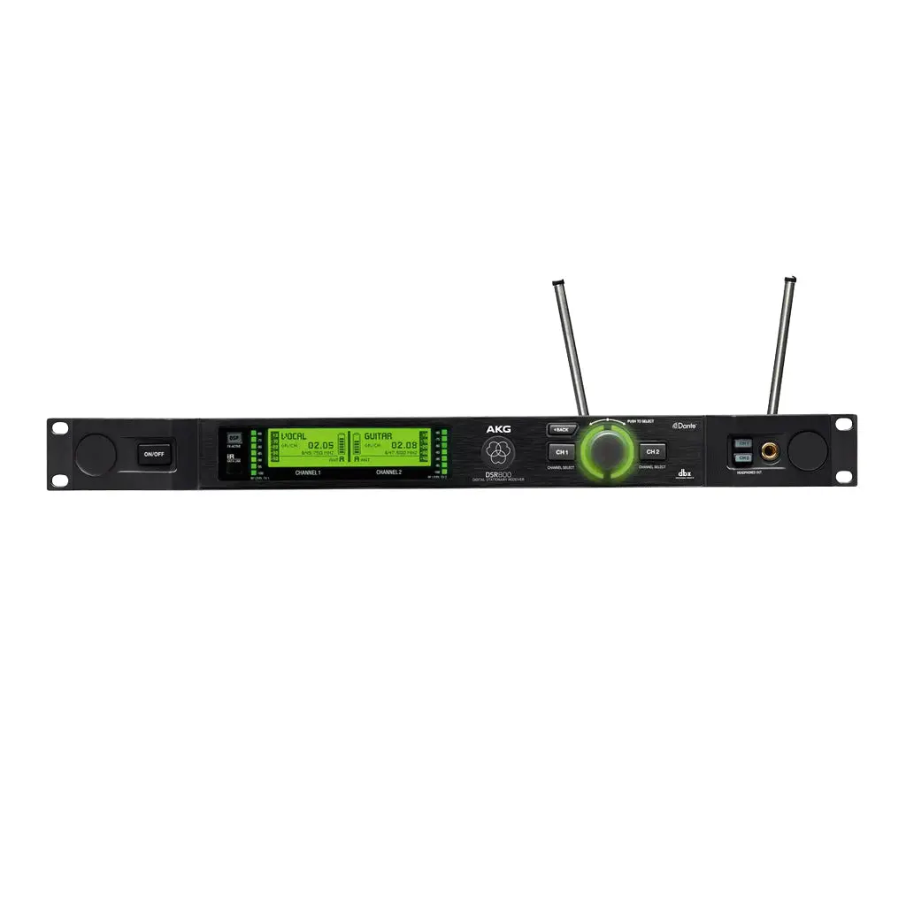 Akg Dsr800 Digital Receiver With Dante Au Version 1