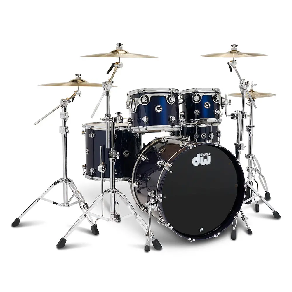 Dw Dwe 5-Piece Complete Bundle Kit - Midnight Blue Metallic 1