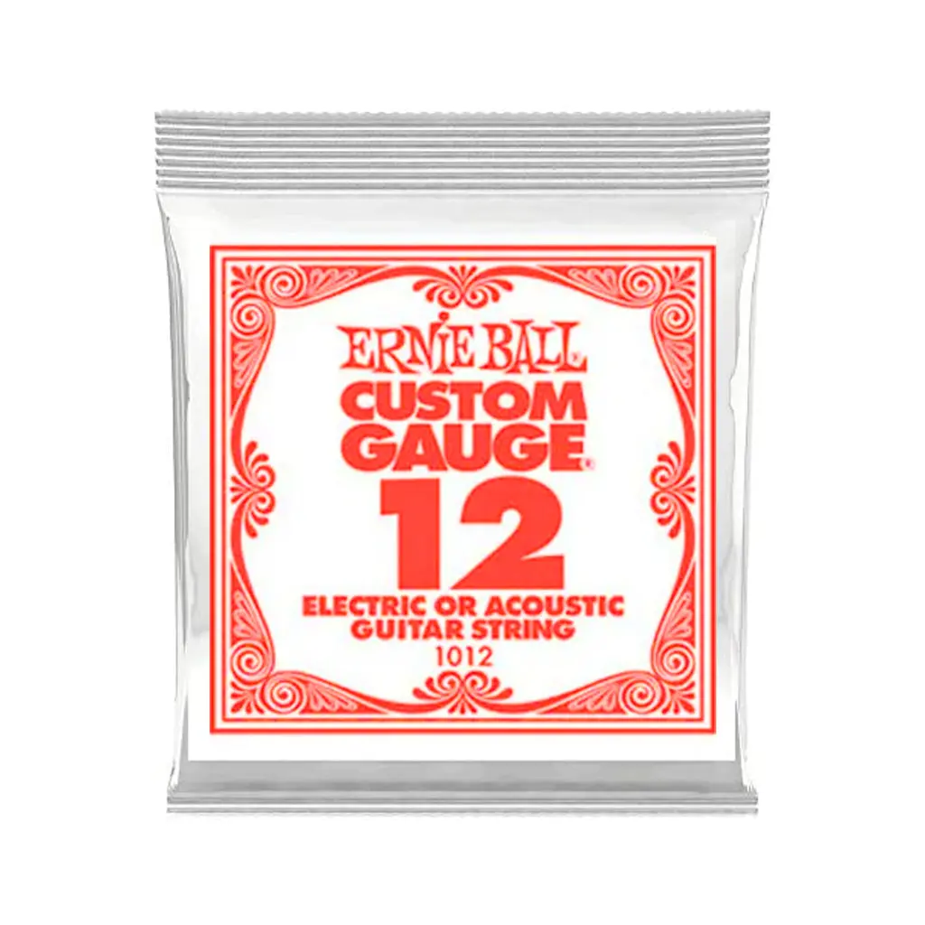 Ernie Ball 1012 Single Strings Plain .12 | Fretted Instrument Strings | E1012 1