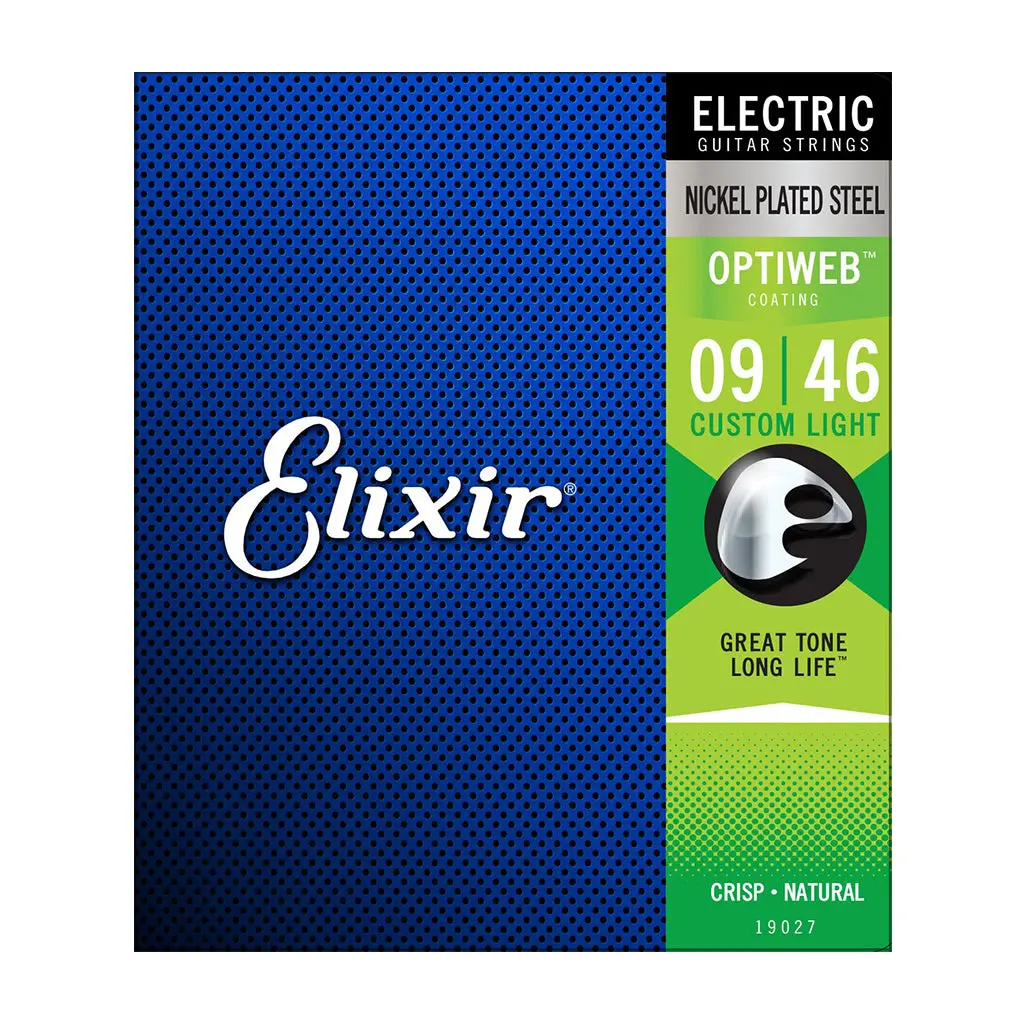Elixir 19027 - Optiweb Electric Custom Light 9-46 Guitar Strings 1