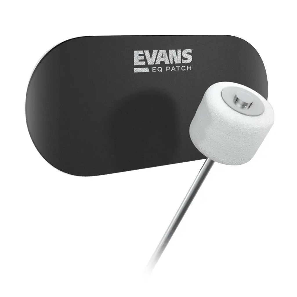 Evans Eq Black Nylon Double Patch - 2 Pack 1