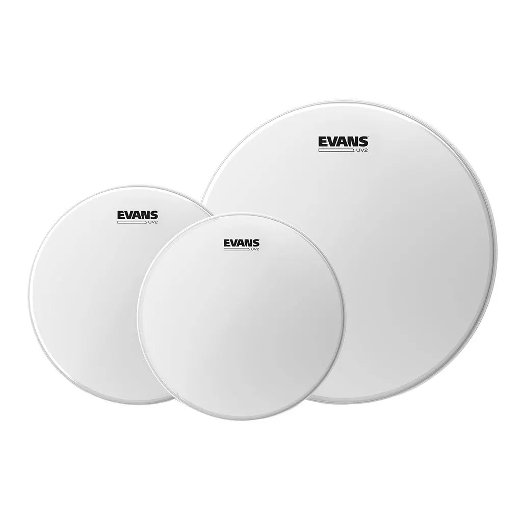 Evans Uv2 Coated Fusion Tom Pack - 10" 12" 14" 1
