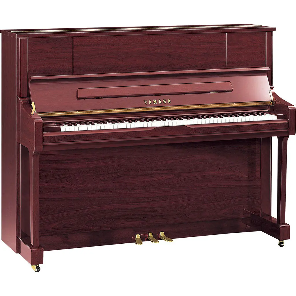 Yamaha U1j Upright Piano - Polished Mahogany 1