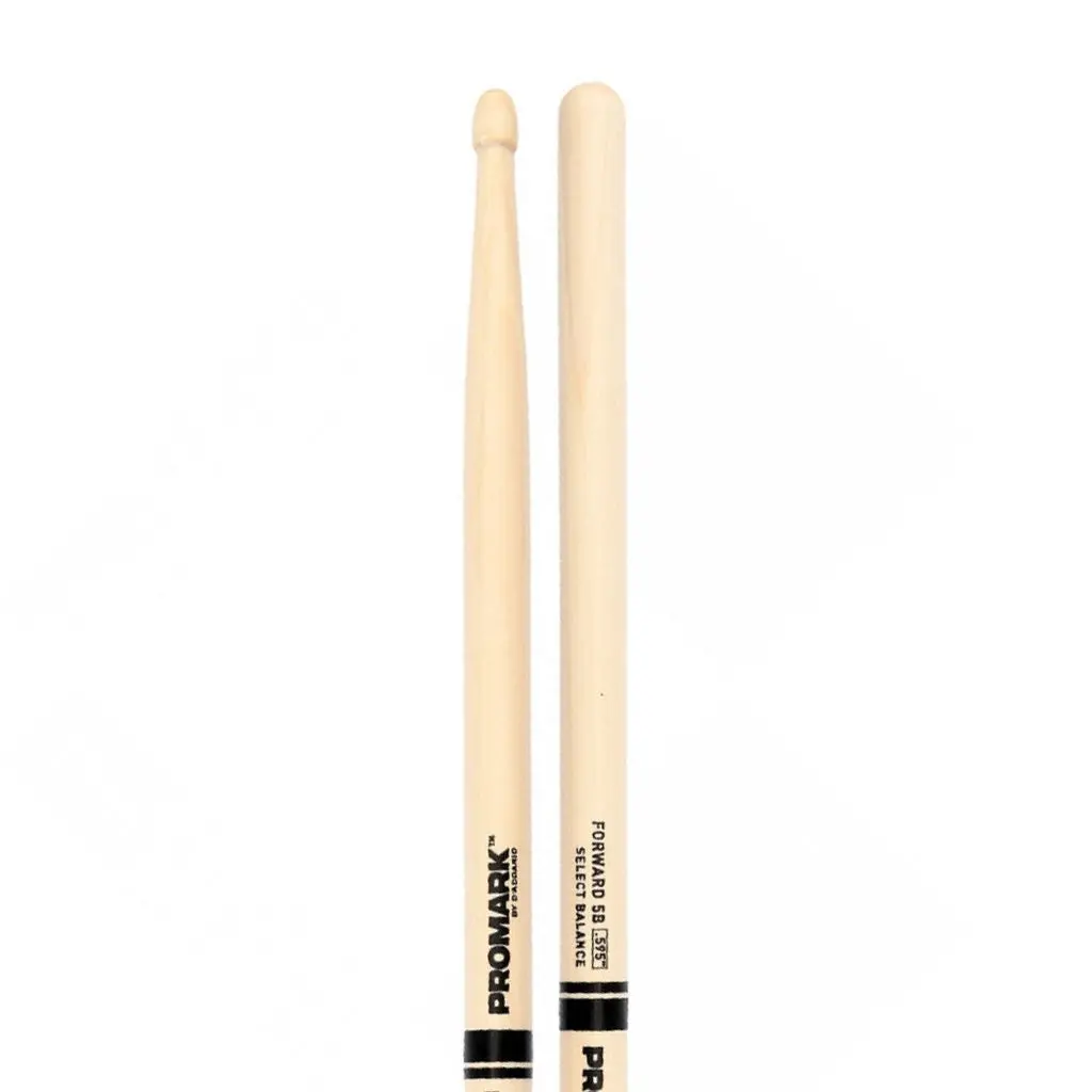Promark Forward 5B .595" Hickory Acorn Wood Tip 1
