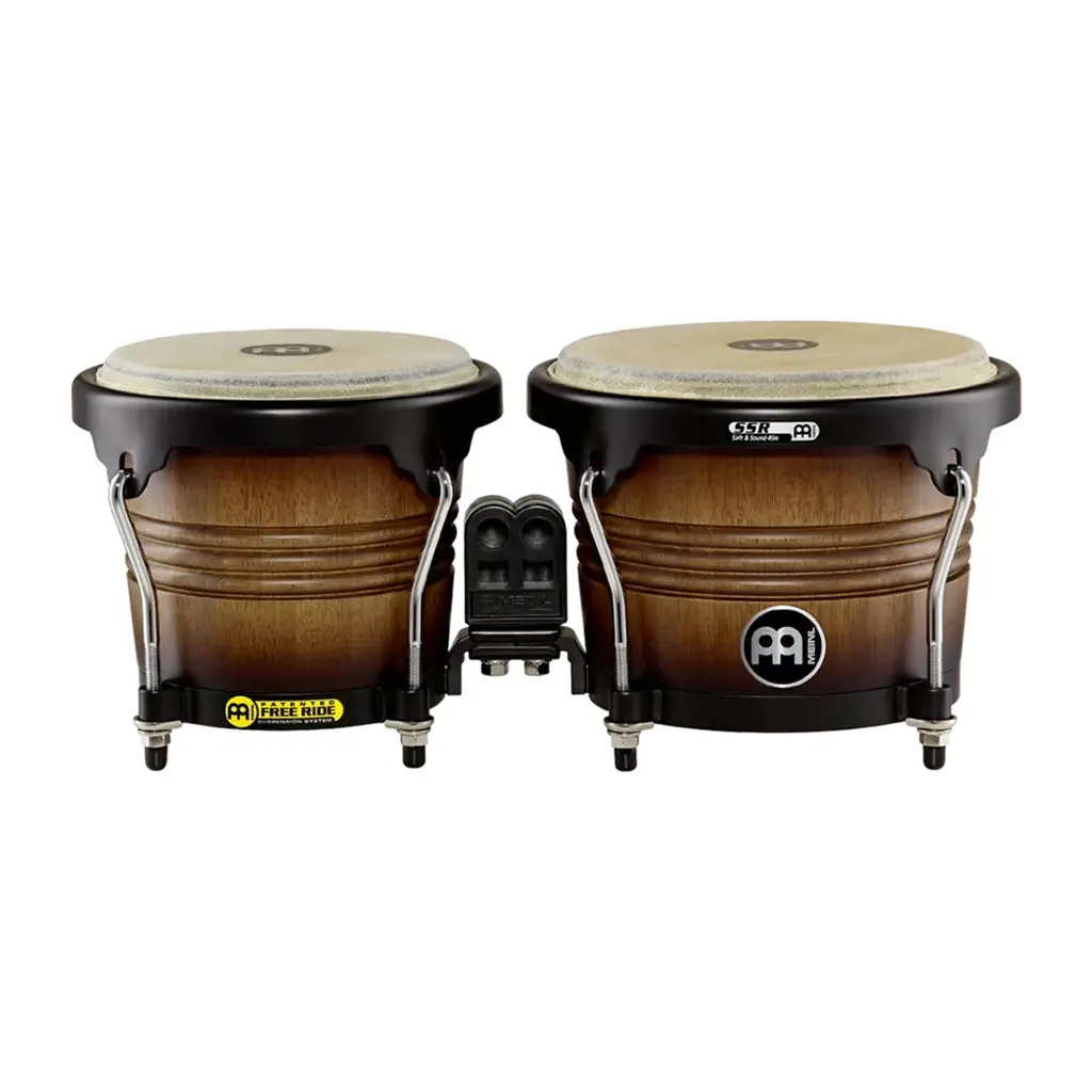 Meinl Marathon Wood Bongos: Antique Tobacco Burst - 6 3/4" Macho & 8" Hembra 1