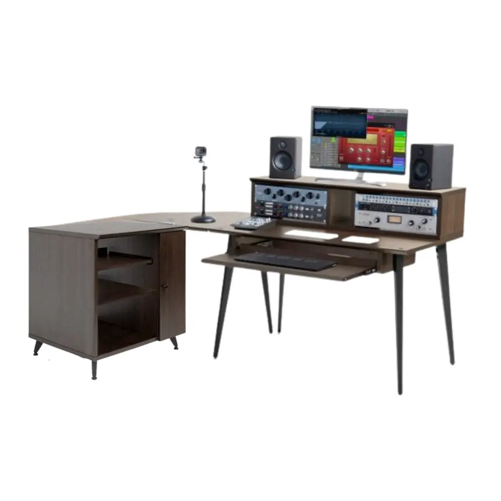 Gator Gfw-Elitedesk-Brn-Set Elite Furniture Set - Brown 1